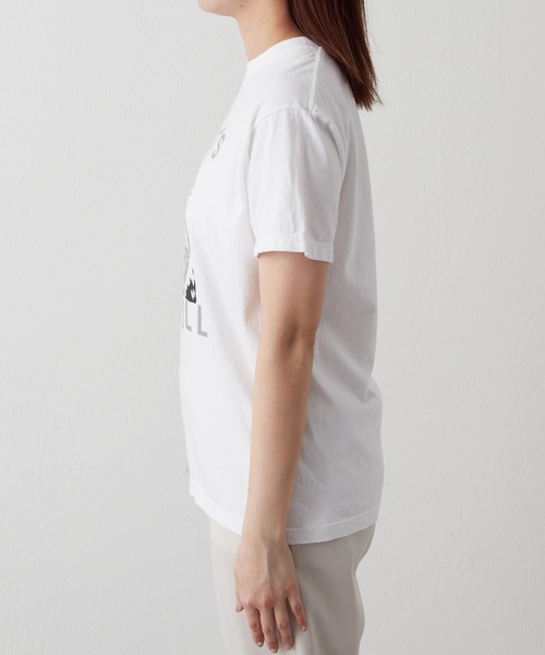 ウィムガゼット　CAT SUITS 長袖クロップドTシャツ ホワイト Whim Gazette(ウィム ガゼット)のCAT ロングTシャツ通販
