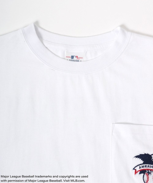 MLB(メジャーリーグベースボール)の「MLB/メジャーリーグベースボール チームロゴ ワンポイント ワッペン刺繍 バックプリント クルーネック半袖Tシャツ レディース メンズ(Tシャツ/カットソー・メンズ・グリーン/ネイビー/ホワイト/アッシュグレー/ブラック/グリーン系その他/ブラック系その他/ホワイト系その他/ホワイト系その他2/ホワイト系その他3・LL/M/L)」の13枚目の写真