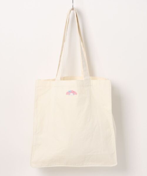 nemne store(ネンネストア)の「【nemne store × My Melody & Kuromiコラボアイテム 】ハートモチーフキャンバストートバッグ(トートバッグ・レディース・ブラック/アイボリー系2/アイボリー系1/ピンク・フリー)」の10枚目の写真