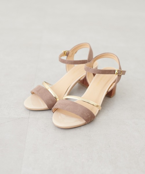 natural couture（ナチュラルクチュール）の「ウッドヒールサンダル（その他シューズ・レディース・アイボリー/ブラック/グレイッシュベージュ・LARGE/MEDIUM）」の11枚目の写真