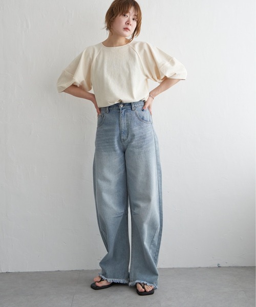 ランタンスリーブカットソープルオーバー｜BIGI online store