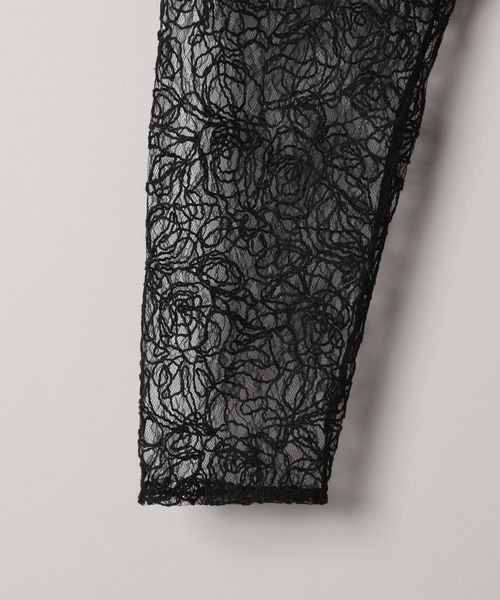 JEANASIS（ジーナシス）の「コードシシュウシアーカイキンシャツ/128239（シャツ/ブラウス・レディース・チャコールグレー/ブラック/オフホワイト・FREE）」の10枚目の写真