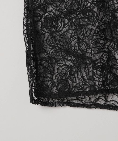 JEANASIS（ジーナシス）の「コードシシュウシアーカイキンシャツ/128239（シャツ/ブラウス・レディース・チャコールグレー/ブラック/オフホワイト・FREE）」の11枚目の写真