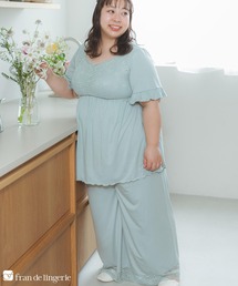 fran de lingerie(フランデランジェリー)のとろけるルーム&ラウンジウェア心地いいロングパンツ 「ルナイト ロングパンツ」 ロングパンツ(その他アンダーウェア/インナー)