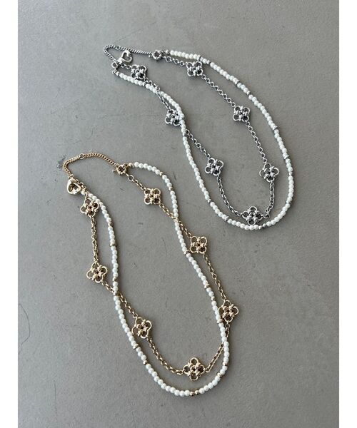 EMODA（エモダ）の「パールチェーンネックレス（ネックレス・レディース・シルバー/ゴールド・FREE）」の15枚目の写真