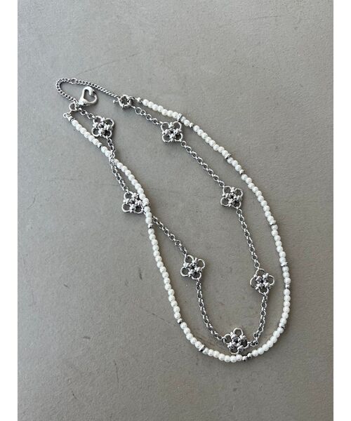 EMODA（エモダ）の「パールチェーンネックレス（ネックレス・レディース・シルバー/ゴールド・FREE）」の9枚目の写真