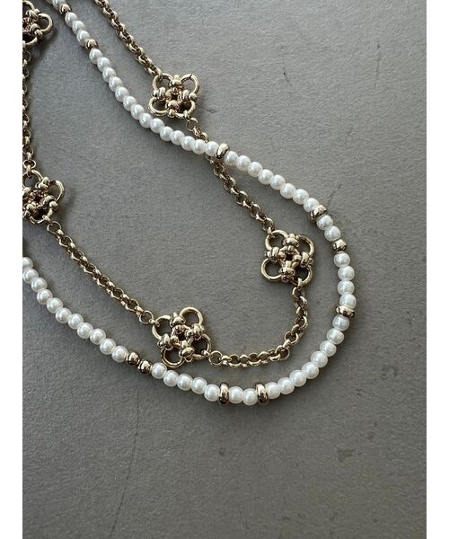 EMODA（エモダ）の「パールチェーンネックレス（ネックレス・レディース・シルバー/ゴールド・FREE）」の12枚目の写真
