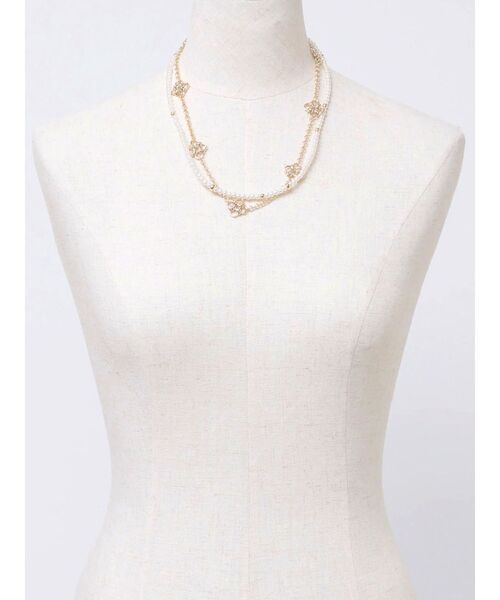 EMODA（エモダ）の「パールチェーンネックレス（ネックレス・レディース・シルバー/ゴールド・FREE）」の6枚目の写真