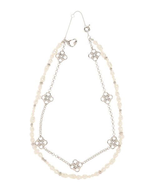 EMODA（エモダ）の「パールチェーンネックレス（ネックレス・レディース・シルバー/ゴールド・FREE）」の7枚目の写真