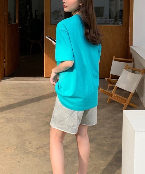 Miniministore（ミニミニストア）の「半袖Tシャツ レディース 可愛い（Tシャツ/カットソー・レディース・ホワイト/ブルー/ブラック・FREE）」の10枚目の写真