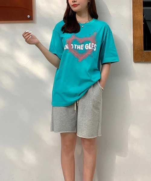 Miniministore（ミニミニストア）の「半袖Tシャツ レディース 可愛い（Tシャツ/カットソー・レディース・ホワイト/ブルー/ブラック・FREE）」の11枚目の写真
