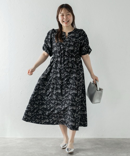 BONJOUR DIARY スモッキング 花柄 ワンピース 2Y 楽天市場】小花柄 スモッキングワンピース 総柄 花柄ワンピース