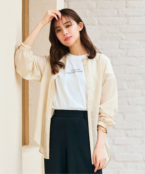 GROVE ♥ GRVR APPLIQUE T-SHIRT /追跡付 GRVR APPLIQUE T-SHIRT