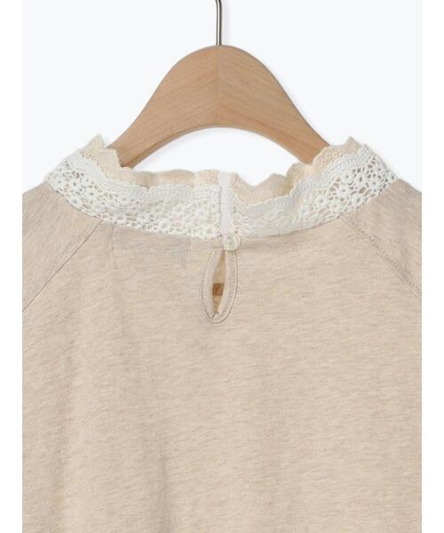 Samansa Mos2（サマンサ モスモス）の「重ねレース襟ノースリーブ（Tシャツ/カットソー・レディース・オフホワイト/キナリ/ブラック・F）」の18枚目の写真