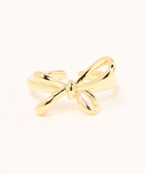 Mayree（メイリー）の「【urge select】リボンモチーフ シンプル メタル リング（リング・レディース・ゴールド/シルバー・FREE）」の6枚目の写真
