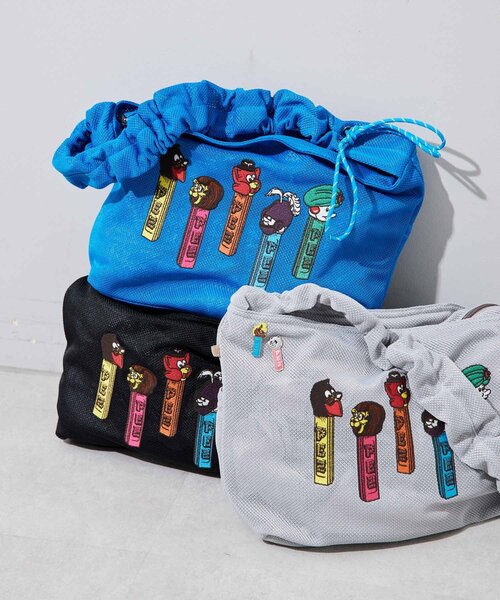 ear PAPILLONNER（イアパピヨネ）の「【PEZ(ペッツ)× ear】コラボメッシュクロスショルダーバッグ（ショルダーバッグ・レディース・グレー/ブルー/ブラック・FREE）」の16枚目の写真