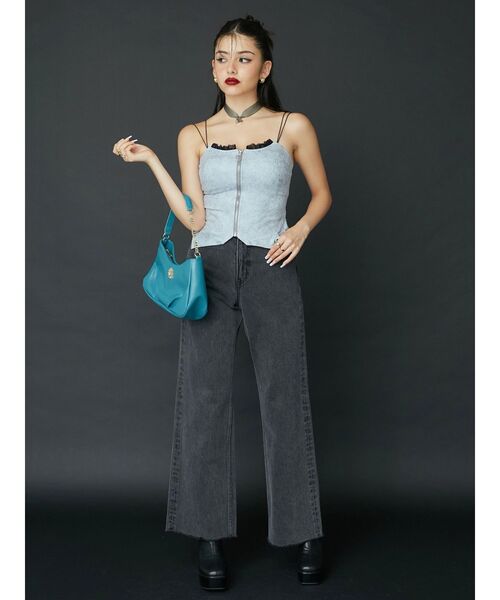 EVRIS（エヴリス）の「チェーンハンドBAG（ハンドバッグ・レディース・ブラック/ブルー/ホワイト・FREE）」の19枚目の写真