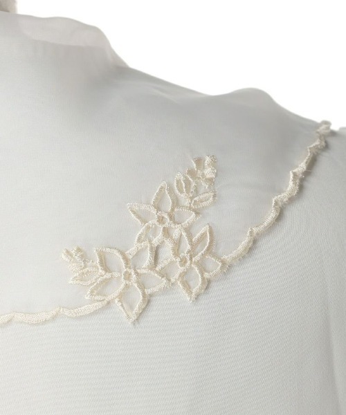 F i.n.t（フィント）の「ペンタス刺繍シアー衿ブラウス/fint（シャツ/ブラウス・レディース・オフホワイト/ラベンダー・FREE）」の20枚目の写真