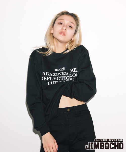 ROOP TOWN(ループタウン)の「神保町 シリーズ× magnif × ROOPTOWN スウェット(スウェット・メンズ・ホワイト/ブラック・M/L/XL)」の11枚目の写真
