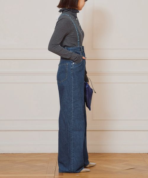 IENA LA BOUCLE ハイエストウエストデニムパンツ（デニムパンツ