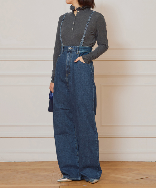 IENA LA BOUCLE(イエナラブークル)の「IENA LA BOUCLE ハイエストウエストデニムパンツ(デニムパンツ・レディース・ブルー系その他・36/38)」の4枚目の写真