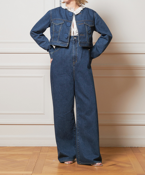 IENA LA BOUCLE(イエナラブークル)の「IENA LA BOUCLE ハイエストウエストデニムパンツ(デニムパンツ・レディース・ブルー系その他・36/38)」の10枚目の写真