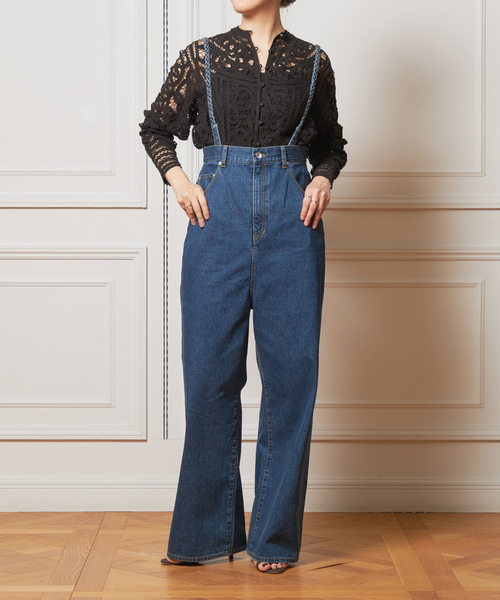 IENA LA BOUCLE(イエナラブークル)の「IENA LA BOUCLE ハイエストウエストデニムパンツ(デニムパンツ・レディース・ブルー系その他・36/38)」の11枚目の写真