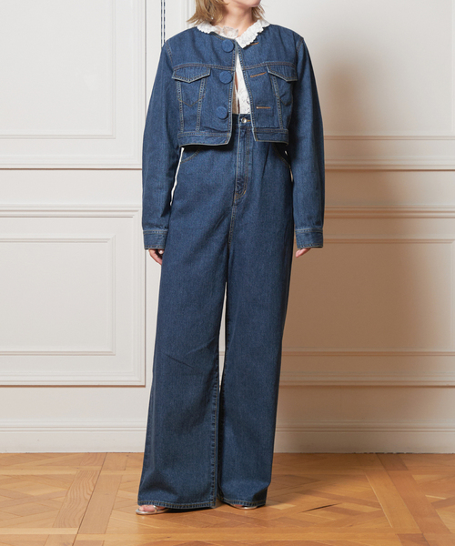 IENA LA BOUCLE(イエナラブークル)の「IENA LA BOUCLE ハイエストウエストデニムパンツ(デニムパンツ・レディース・ブルー系その他・36/38)」の20枚目の写真