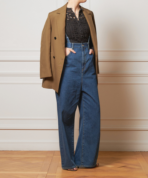 IENA LA BOUCLE ハイエストウエストデニムパンツ（デニムパンツ