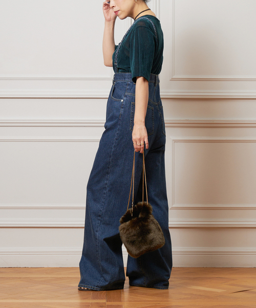 IENA LA BOUCLE ハイエストウエストデニムパンツ（デニムパンツ