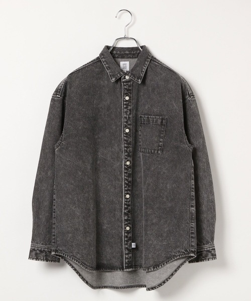 GLOBAL WORK(グローバルワーク)の「大人見えデニムシャツ/AND YUA ANY/115723(シャツ/ブラウス・キッズ・ブラック/ワンウォッシュ・FREE)」の18枚目の写真
