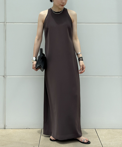 AP STUDIO(エーピーストゥディオ)の「アメリカンスリーブワンピース(ワンピース・レディース・グレー・36/38)」の1枚目の写真