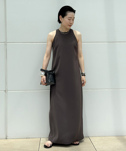 AP STUDIO（エーピーストゥディオ）の「アメリカンスリーブワンピース