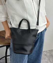 fredy emue | シュリンクレザーバケツトートバック(ショルダーバッグ)