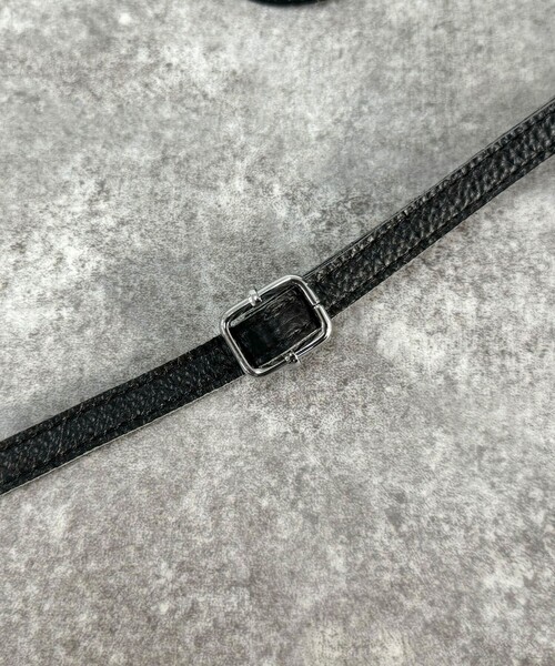 fredy emue（フレディエミュ）の「シュリンクレザーバケツトートバック（ショルダーバッグ・レディース・ブラック/シルバー・FREE）」の17枚目の写真