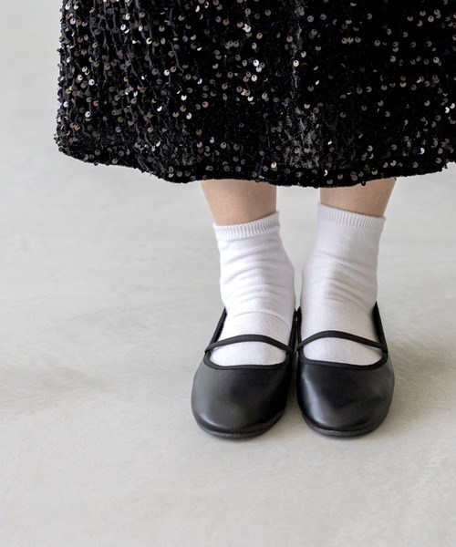 menue（メヌエ）の「ラウンドトゥ ゴムストラップ バレエシューズ（バレエシューズ・レディース・ブラック系その他/ゴールド/ピンク/シルバー/ブラック/ブラック系その他2/ブラウン系その他2/ホワイト系その他/ブラウン系その他/レッド・25.0cm/24.5cm/23.0cm/22.5cm/22.0cm/21.5cm/26.0cm/25.5cm/24.0cm/23.5cm）」の21枚目の写真