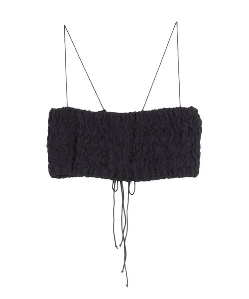 LAGUNAMOON(ラグナムーン)の「シャーリングブラトップ(キャミソール・レディース・ブラック/アイボリー・FREE)」の15枚目の写真