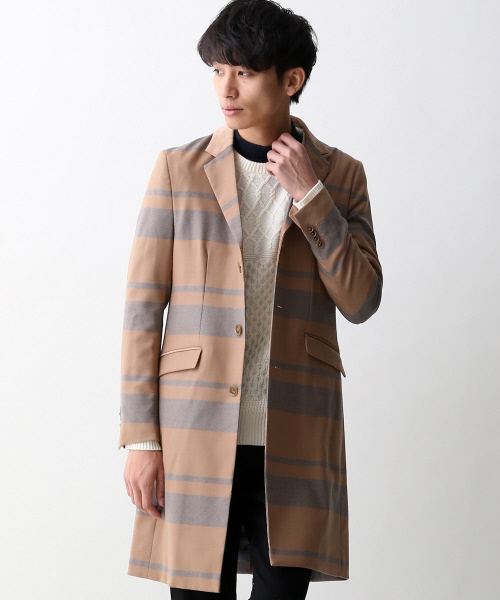 ABAHOUSE（アバハウス）の「フラノチェスターコート（チェスターコート