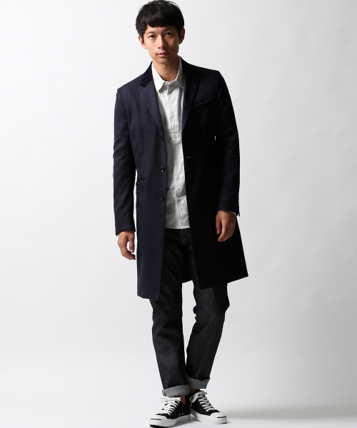 ABAHOUSE（アバハウス）の「フラノチェスターコート（チェスターコート