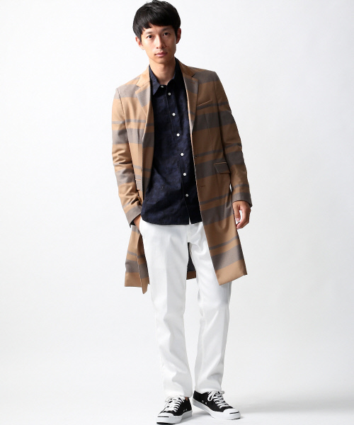 ABAHOUSE（アバハウス）の「フラノチェスターコート（チェスターコート