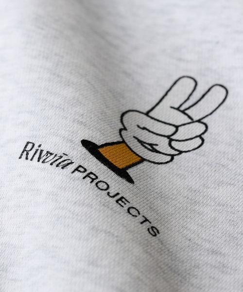 Rivvia PROJECTS(リヴィアプロジェクツ)の「【Rivvia PROJECTS】FLOWSTATE HOOD / フローステイト フード(パーカー・メンズ・アッシュグレー/ブラック・MEDIUM/LARGE/X-LARGE)」の10枚目の写真