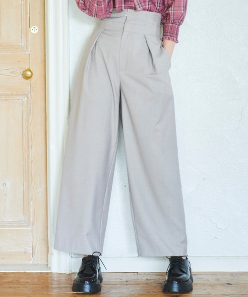 【セール】タックワイドパンツ(その他パンツ)|31 Sons de mode(トランテアン ソン ドゥ モード)