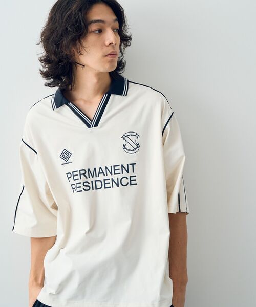 CRAFT STANDARD BOUTIQUE（クラフトスタンダードブティック）の「接触冷感・/Vカット/イージーケア/ストレッチ/ゲームシャツ-A（シャツ/ブラウス・メンズ・オフホワイト/ネイビー/ブラック・XL/L/M）」の8枚目の写真