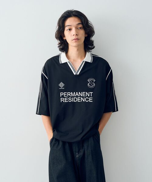 CRAFT STANDARD BOUTIQUE（クラフトスタンダードブティック）の「接触冷感・/Vカット/イージーケア/ストレッチ/ゲームシャツ-A（シャツ/ブラウス・メンズ・オフホワイト/ネイビー/ブラック・XL/L/M）」の15枚目の写真