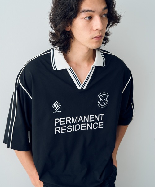 CRAFT STANDARD BOUTIQUE（クラフトスタンダードブティック）の「接触冷感・/Vカット/イージーケア/ストレッチ/ゲームシャツ-A（シャツ/ブラウス・メンズ・オフホワイト/ネイビー/ブラック・XL/L/M）」の3枚目の写真