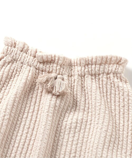 apres les cours（アプレレクール）の「ギャザーブルマ（その他ベビーウェア・キッズ・アイボリー/ブラック・80）」の4枚目の写真