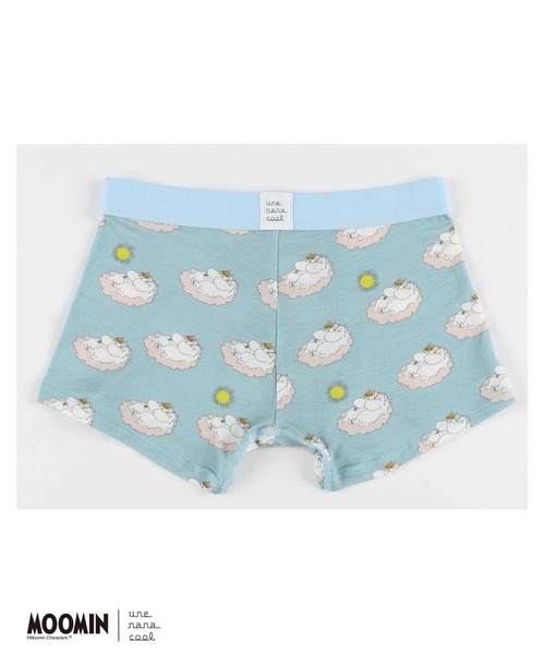 une nana cool(ウンナナクール)の「【MOOMIN × une nana cool 】メンズボクサーパンツ(ボクサーパンツ・メンズ・スモークピンク/アイボリー/スカイブルー/ネイビー・M/L)」の8枚目の写真