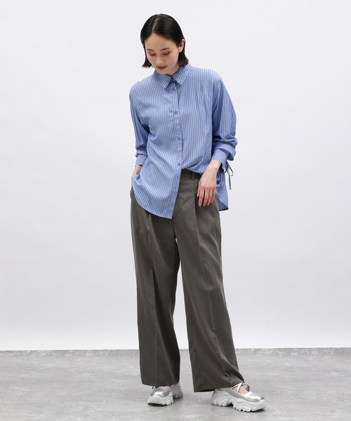 LAKOLE(ラコレ)の「袖シャーリングシャツ2 / 142594(シャツ/ブラウス・レディース・ピンク/アイボリー/ブルー・FREE)」の10枚目の写真