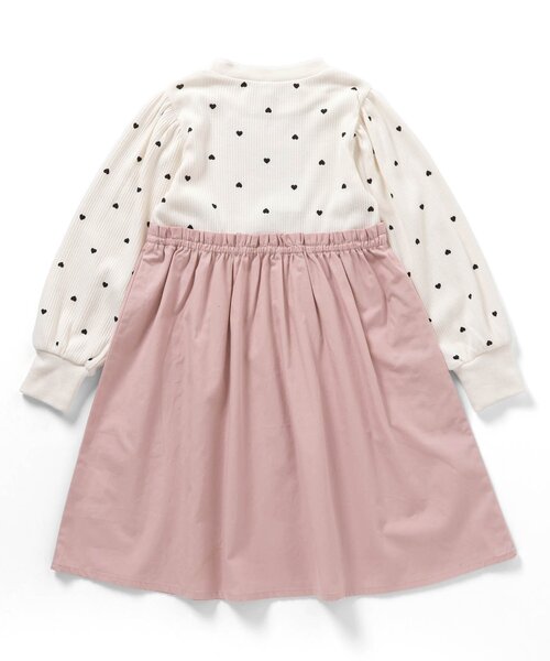 apres les cours（アプレレクール）の「【WEB限定】パワショルドッキングワンピース（ワンピース・キッズ・ピンク/ネイビー/ブラック・110/100/90/80/140/130/120）」の12枚目の写真