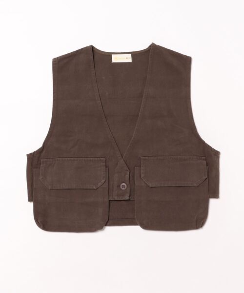 aimoha（アイモハ）の「【aimoha-KIDS-】フィッシングベスト（ベスト・キッズ・ブラック/チョコ/オフホワイト・100/110/120/90/130）」の12枚目の写真